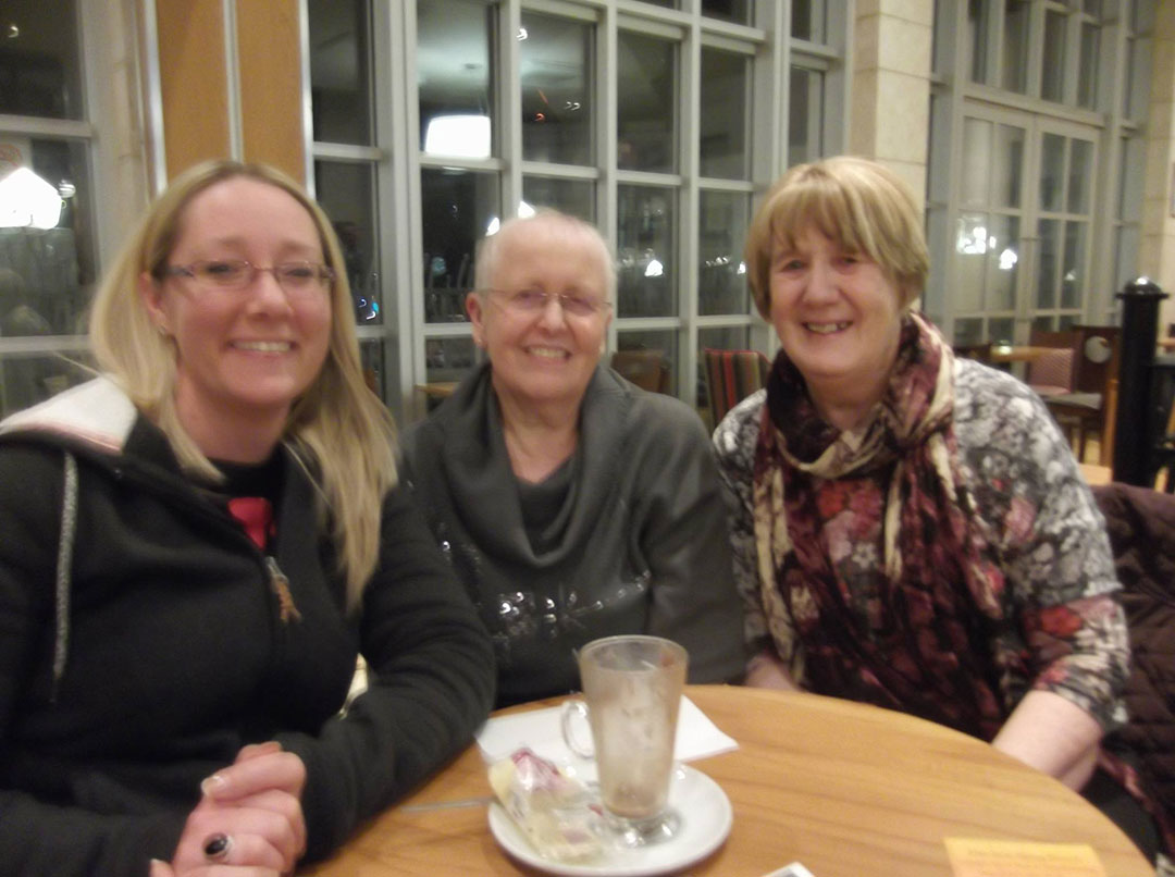 Charlotte Jill and Hilary at Waterstones Bluewater