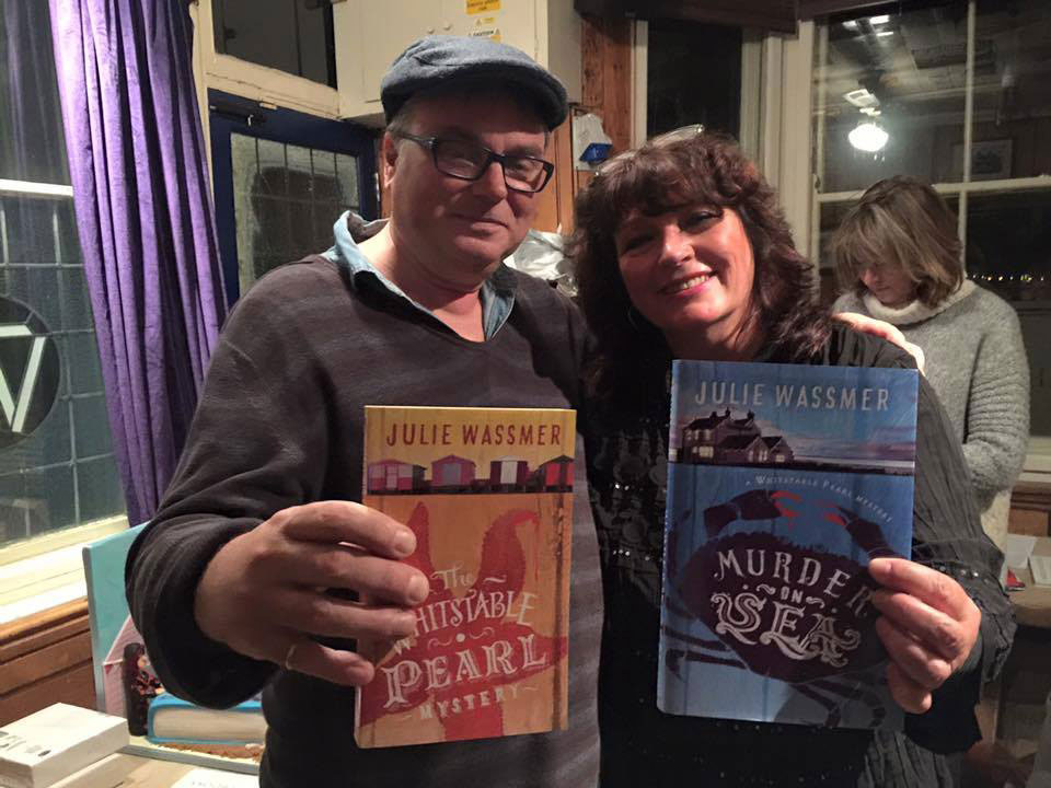 Graham Bosley at Murder on Sea launch at The Neptune