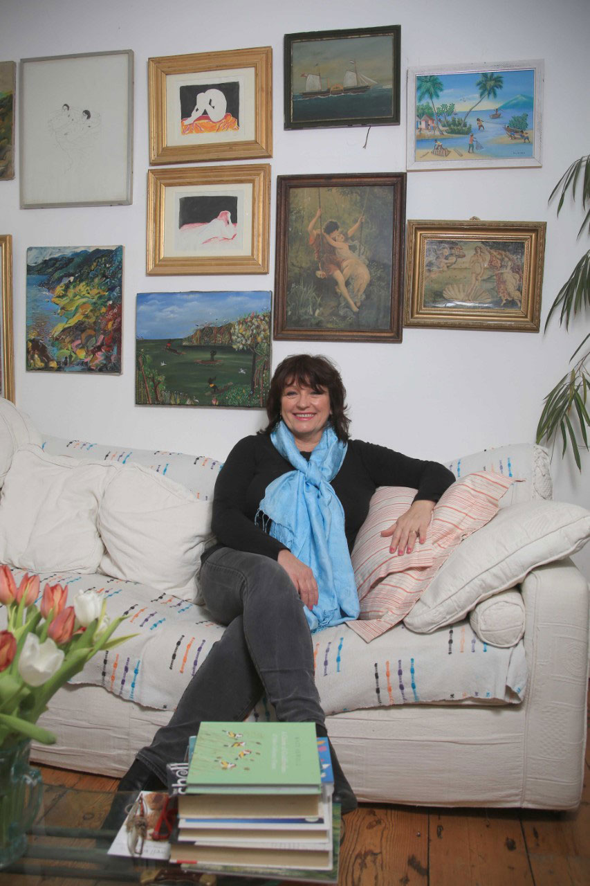 Julie Wassmer at home