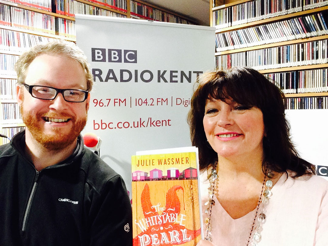 Radio Kent's Dominic King for Launch of Whitstable Pearl Mystery