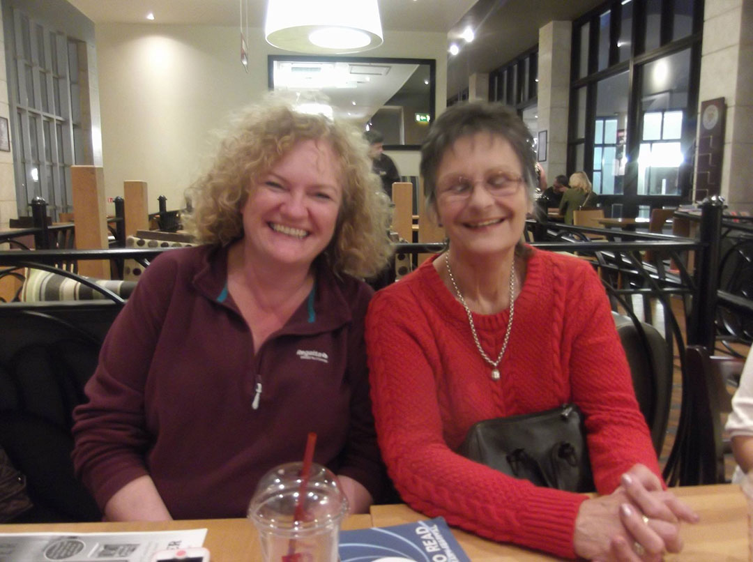 Julie and Alison at Waterstones Bluewater