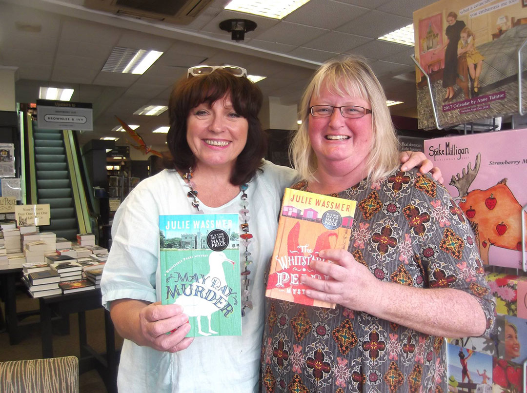 With the lovely Jane at Waterstones Book Signing