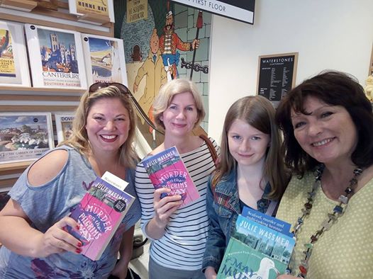 Young Ladies at Waterstones Book Signing