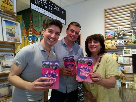 Young Male Readers at Book Signing